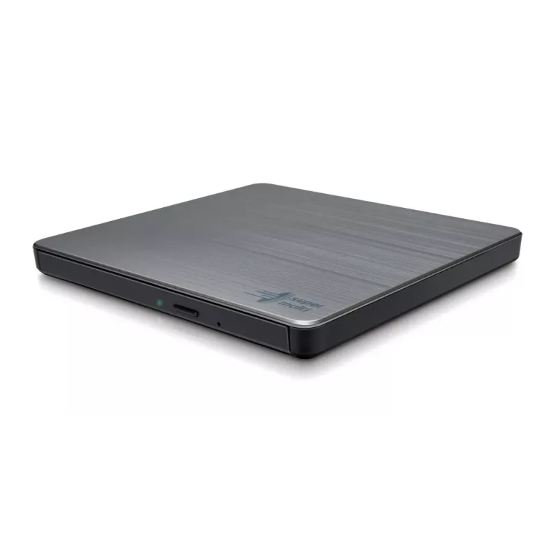 HITACHI-LG DATA STORAGE Slim Portable DVD-writer - Gp60nw60 - USB 2.0 - Silver