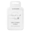 Samsung EP-DG930 USB cable USB 2.0 1.5 m USB A USB C/Micro-USB B White