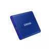 External SSD Samsung T7 Portable 1 TB, USB-C 3.2 Gen 2, NVMe, AES-256 Hardware Encryption, Blue