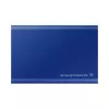 External SSD Samsung T7 Portable 1 TB, USB-C 3.2 Gen 2, NVMe, AES-256 Hardware Encryption, Blue