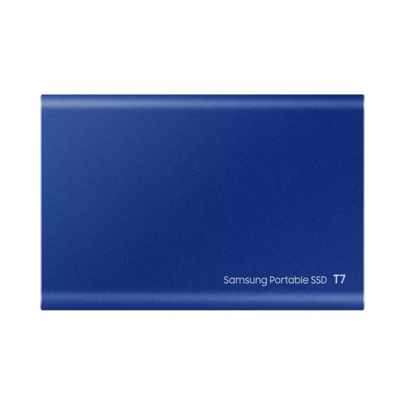 External SSD Samsung T7 Portable 1 TB, USB-C 3.2 Gen 2, NVMe, AES-256 Hardware Encryption, Blue