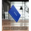 External SSD Samsung T7 Portable 1 TB, USB-C 3.2 Gen 2, NVMe, AES-256 Hardware Encryption, Blue