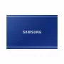 External SSD Samsung T7 Portable 1 TB, USB-C 3.2 Gen 2, NVMe, AES-256 Hardware Encryption, Blue