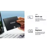 SSD 2.5 inch Samsung 870 EVO 1000 GB — SATA III, Read 560 MB/s, Write 530 MB/s, Black
