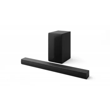 Soundbar LG S60T 3.1ch, 340W RMS, wireless subwoofer, Bluetooth 5.3, HDMI ARC, optical in, USB, black