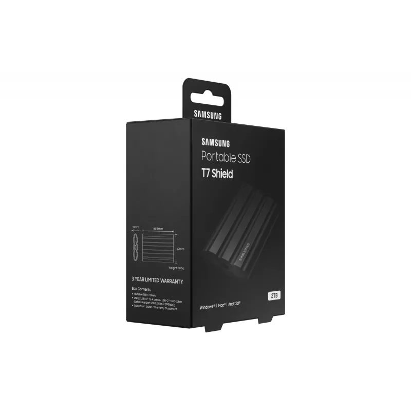 Samsung MU-PE2T0S 2 TB USB Type-C 3.2 Gen 2 (3.1 Gen 2) Black