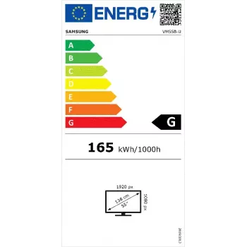 Monitor Samsung VM55B-U 55 inch Full HD LED IPS 1920 x 1080, 500 cd/m², 24/7, VESA, Black