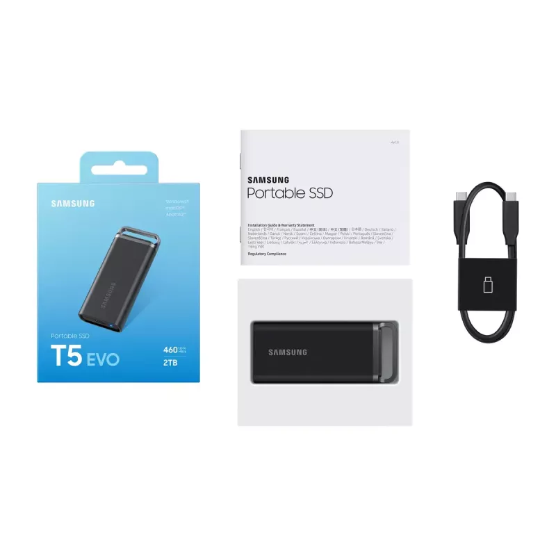 SSD drive Samsung 2TB portable USB 3.2 Gen 1 MU-PH2T0S