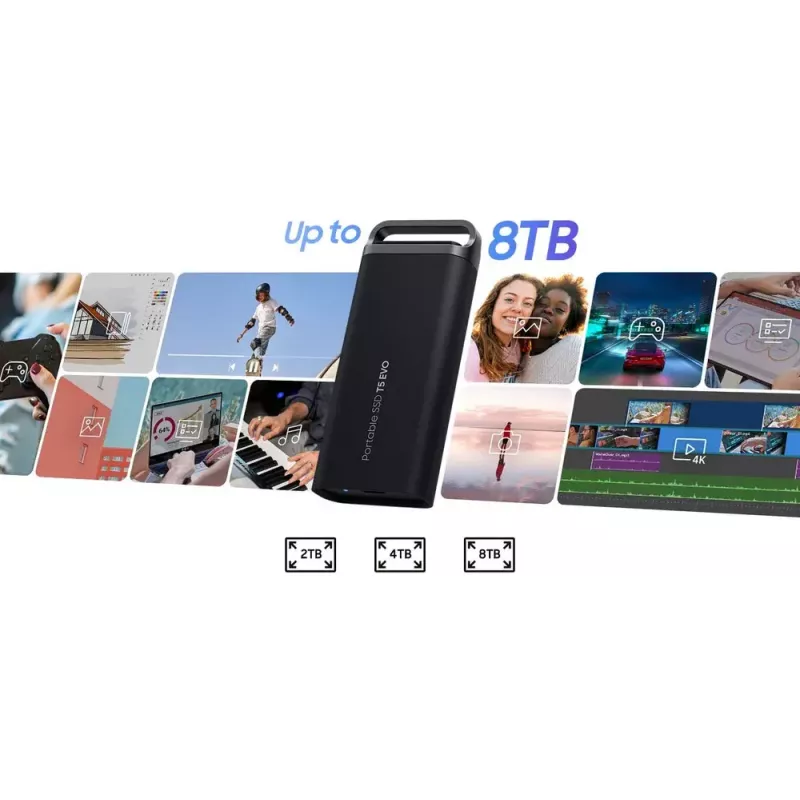 SSD drive Samsung 2TB portable USB 3.2 Gen 1 MU-PH2T0S