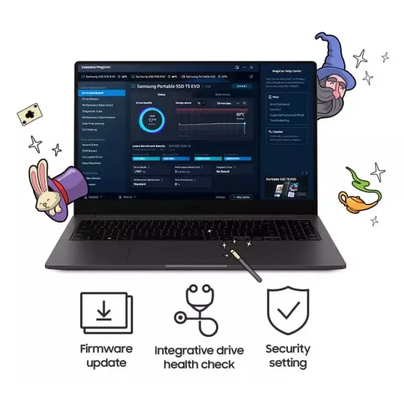Samsung MU-PH4T0S 4 TB 3.2 Gen 1 (3.1 Gen 1) Black