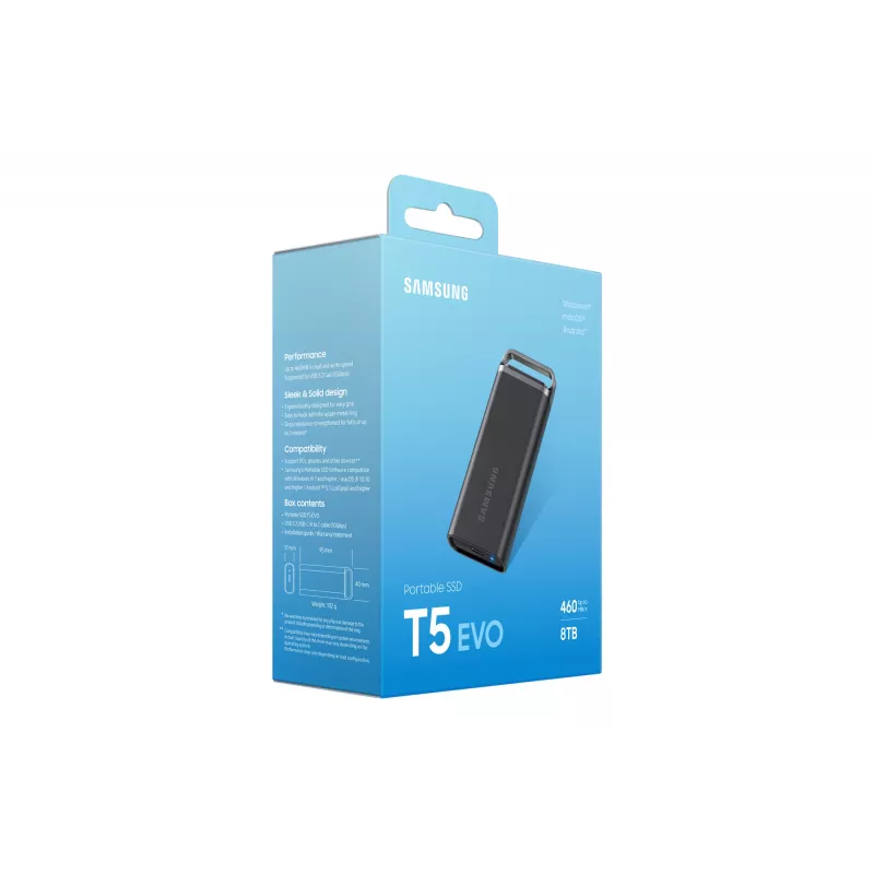 Samsung MU-PH8T0S 8 TB 3.2 Gen 1 (3.1 Gen 1) Black