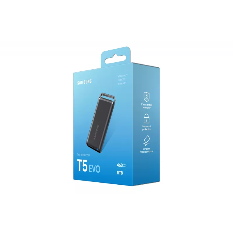 Samsung MU-PH8T0S 8 TB 3.2 Gen 1 (3.1 Gen 1) Black