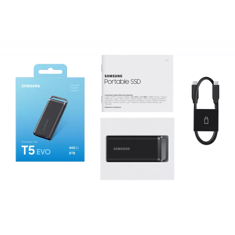 Samsung MU-PH8T0S 8 TB 3.2 Gen 1 (3.1 Gen 1) Black