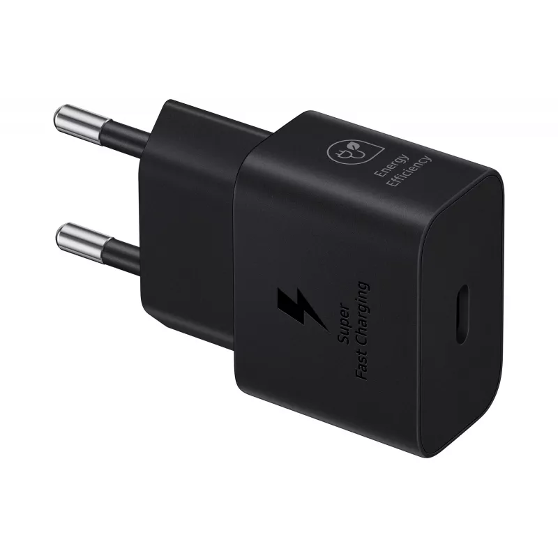 Charger Samsung EP-T2510 25W USB‑C Indoor Fast Charging, Black, 1 m cable