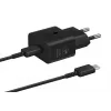 Charger Samsung EP-T2510 25W USB‑C Indoor Fast Charging, Black, 1 m cable
