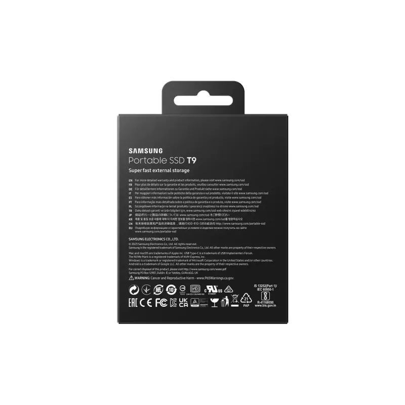 Samsung MU-PG4T0B 4 TB USB Type-C USB 3.2 Gen 2x2 Black