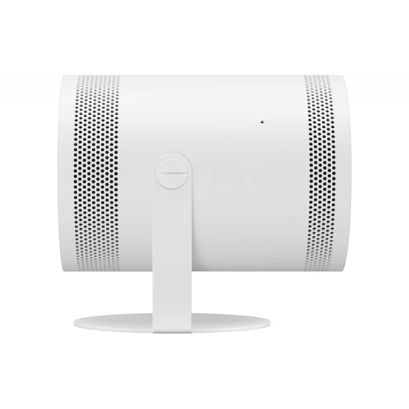 Samsung The Freestyle 2nd Gen SP-LFF3CLAXXXH Portable DLP LED Projector, Full HD 1080p, 230 ANSI Lumens, Wi-Fi 5, Bluetooth 5.2, HDR10+, 5W RMS, White