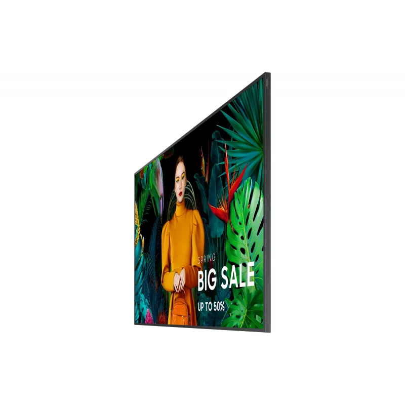 Samsung QB75C Digital signage flat panel 190.5 cm (75 inch) LCD Wi-Fi 350 cd/m² 4K Ultra HD Black Built-in processor Tizen 16/7