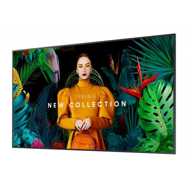 Samsung QB85C Digital signage flat panel 2.16 m (85 inch) LCD Wi-Fi 350 cd/m² 4K Ultra HD Black Built-in processor Tizen 16/7