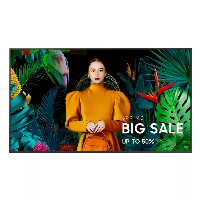 Samsung QB43C Digital signage flat panel 109.2 cm (43 inch) LCD Wi-Fi 350 cd/m² 4K Ultra HD Black Built-in processor Tizen 7.0 16/7