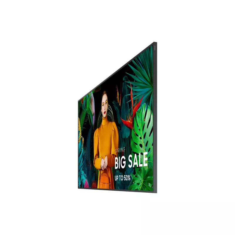 Samsung QB50C Digital signage flat panel 127 cm (50 inch) LCD Wi-Fi 350 cd/m² 4K Ultra HD Black Built-in processor Tizen 16/7