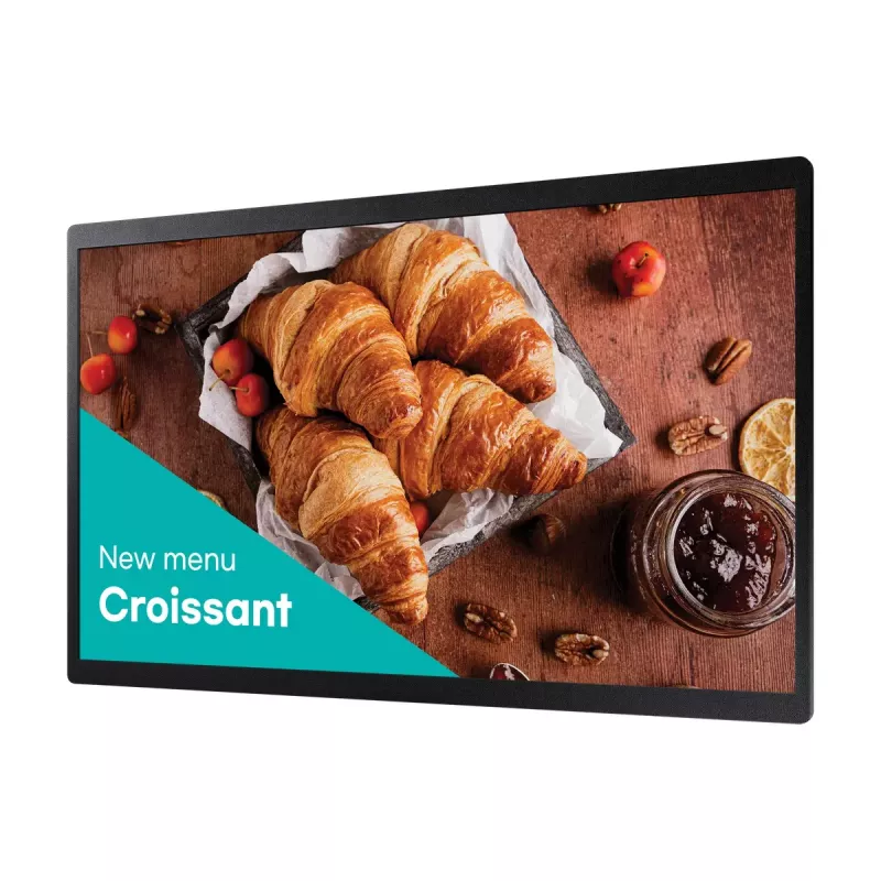 Samsung QB24C Digital signage flat panel 61 cm (24 inch) LED Wi-Fi 250 cd/m² Full HD Black Built-in processor Tizen 16/7