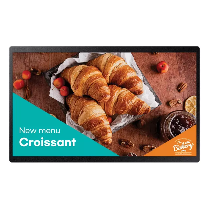 Samsung QB24C Digital signage flat panel 61 cm (24 inch) LED Wi-Fi 250 cd/m² Full HD Black Built-in processor Tizen 16/7