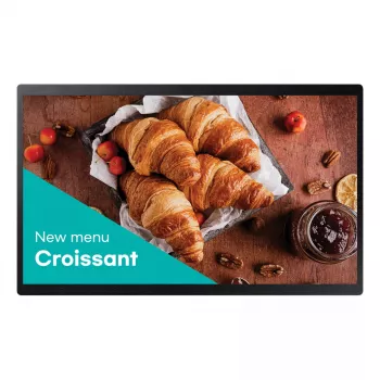 Samsung QB24C Digital signage flat panel 61 cm (24 inch) LED Wi-Fi 250 cd/m² Full HD Black Built-in processor Tizen 16/7