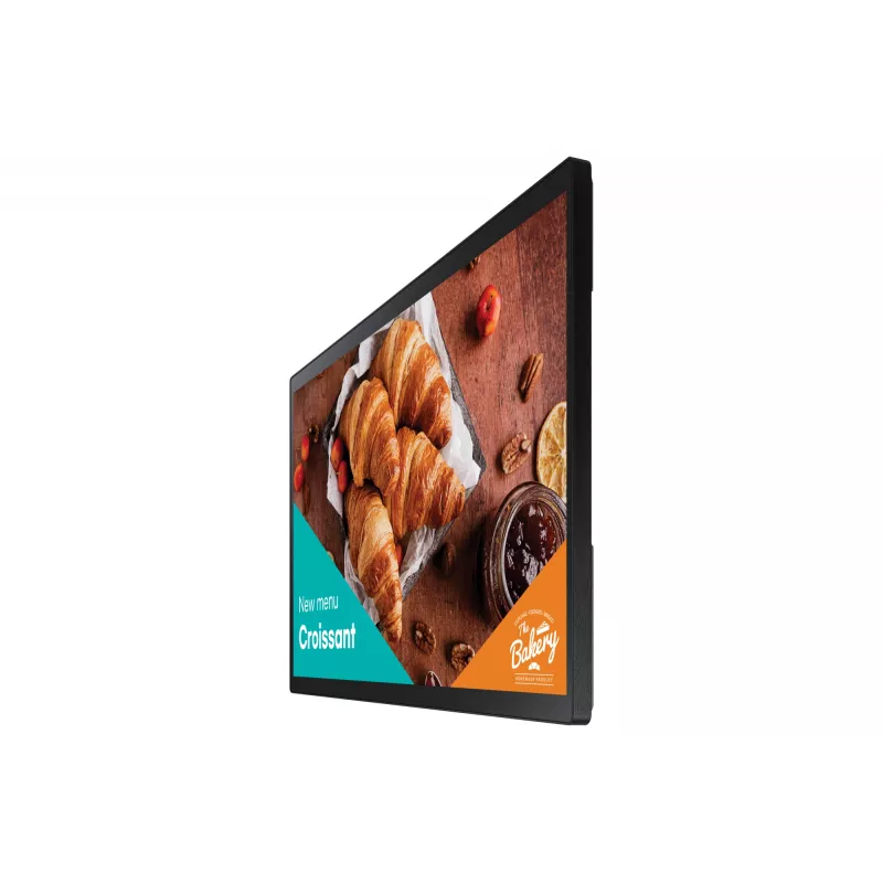 Samsung QB24C-T Digital signage flat panel 61 cm (24 inch) LED Wi-Fi 250 cd/m² Full HD Black Touchscreen Built-in processor Tizen 7.0 16/7