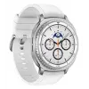 Smartwatch Samsung Galaxy Watch 8 Classic 46 mm — 1.3 inch AMOLED, 438×438, 64 GB, Wi‑Fi, GPS, Silver case, White band