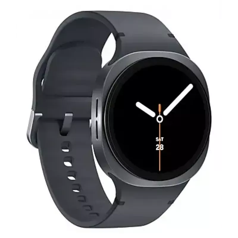 Samsung Galaxy Watch 8 3.3 cm (1.3 inch) AMOLED 40 mm Digital 438 x 438 pixels Touchscreen Graphite Wi-Fi GPS (satellite)
