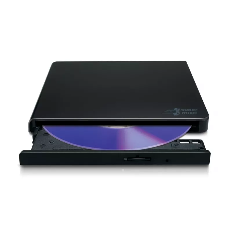 HITACHI-LG DATA STORAGE Slim Portable DVD-writer - Gp57eb40 - USB 2.0 - Black