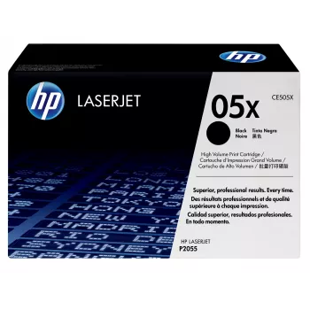 HP 05X High Yield Black Original LaserJet Toner Cartridge, 6500 pages, Black, 1 pc(s)