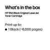 HP 55A Black Original LaserJet Toner Cartridge, 6000 pages, Black, 1 pc(s)
