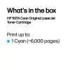 HP 507A Cyan Original LaserJet Toner Cartridge, 6000 pages, Cyan, 1 pc(s)
