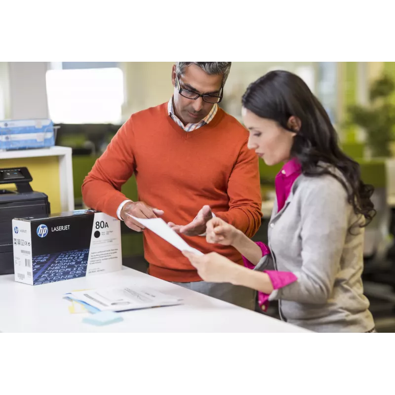 HP 80A Black Original LaserJet Toner Cartridge, 2560 pages, Black, 1 pc(s)
