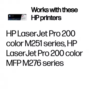 HP 131A Magenta Original LaserJet Toner Cartridge, 1800 pages, Magenta, 1 pc(s)
