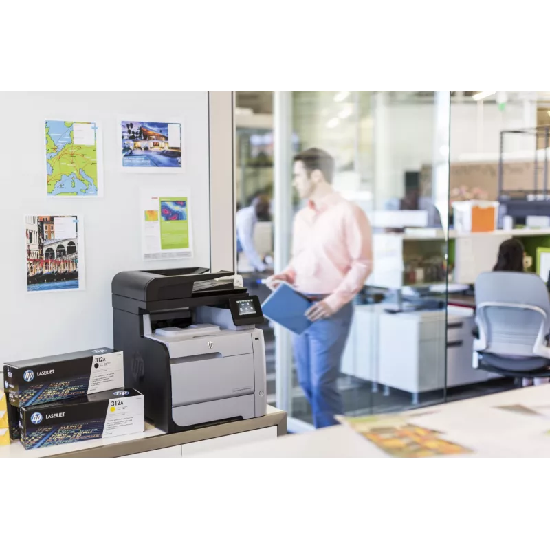 HP 312A Yellow LaserJet Toner Cartridge, 2700 pages, Yellow