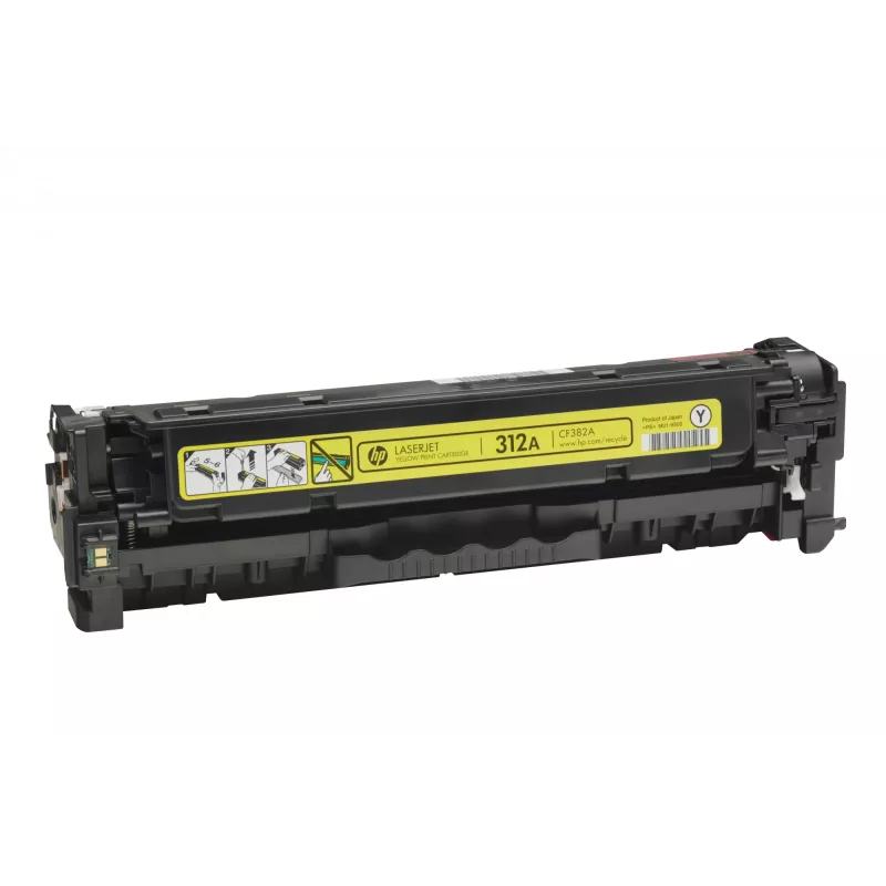 HP 312A Yellow LaserJet Toner Cartridge, 2700 pages, Yellow