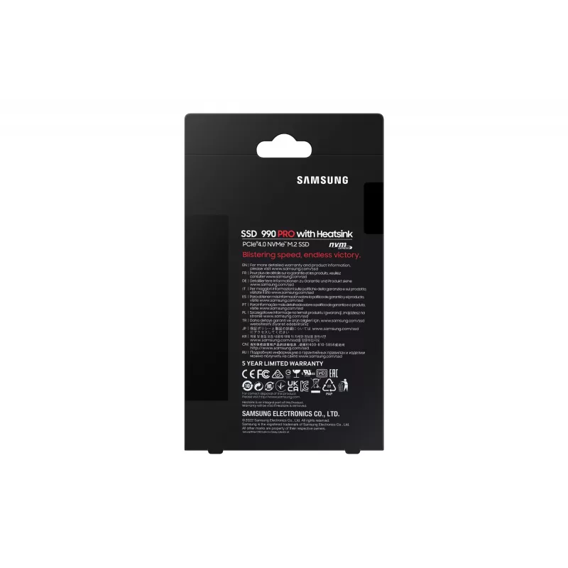 SSD disk Samsung 990 Pro 4 TB M.2 PCI Express 4.0 NVMe V-NAND TLC