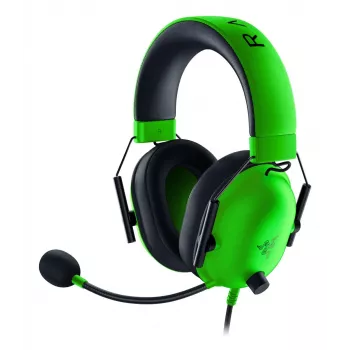 Wired gaming headset Razer BlackShark V2 X — circumaural, 3.5 mm, 1.3 m cable, TriForce drivers, virtual surround