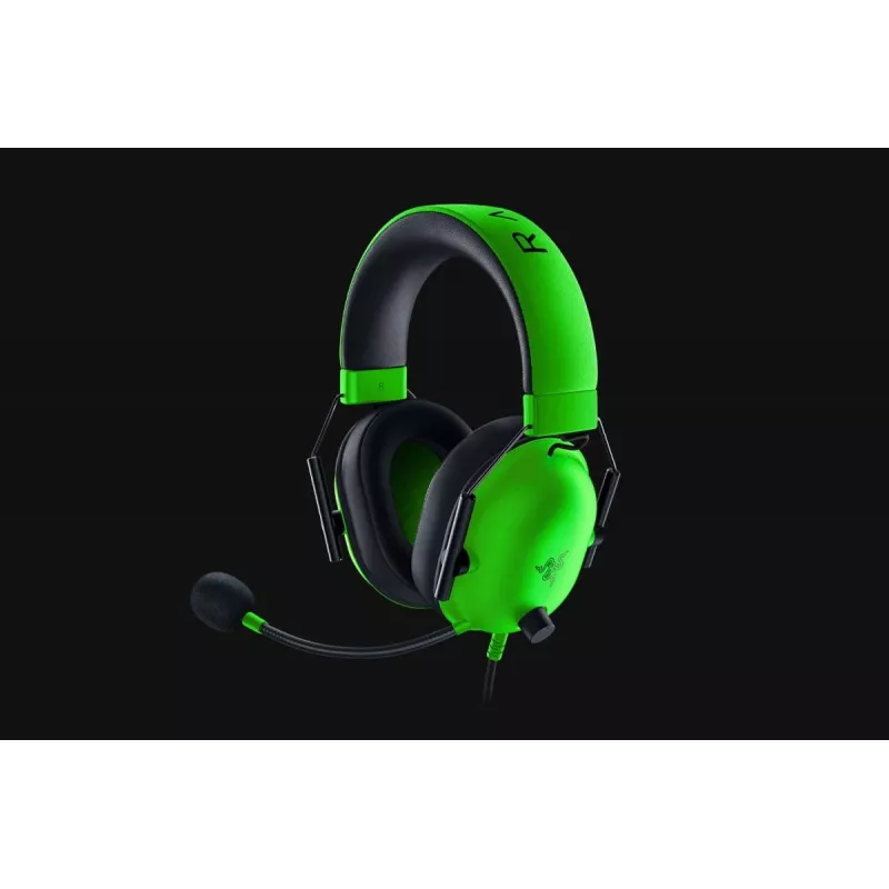 Wired gaming headset Razer BlackShark V2 X — circumaural, 3.5 mm, 1.3 m cable, TriForce drivers, virtual surround