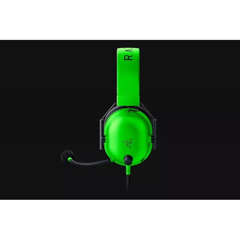 Wired gaming headset Razer BlackShark V2 X — circumaural, 3.5 mm, 1.3 m cable, TriForce drivers, virtual surround