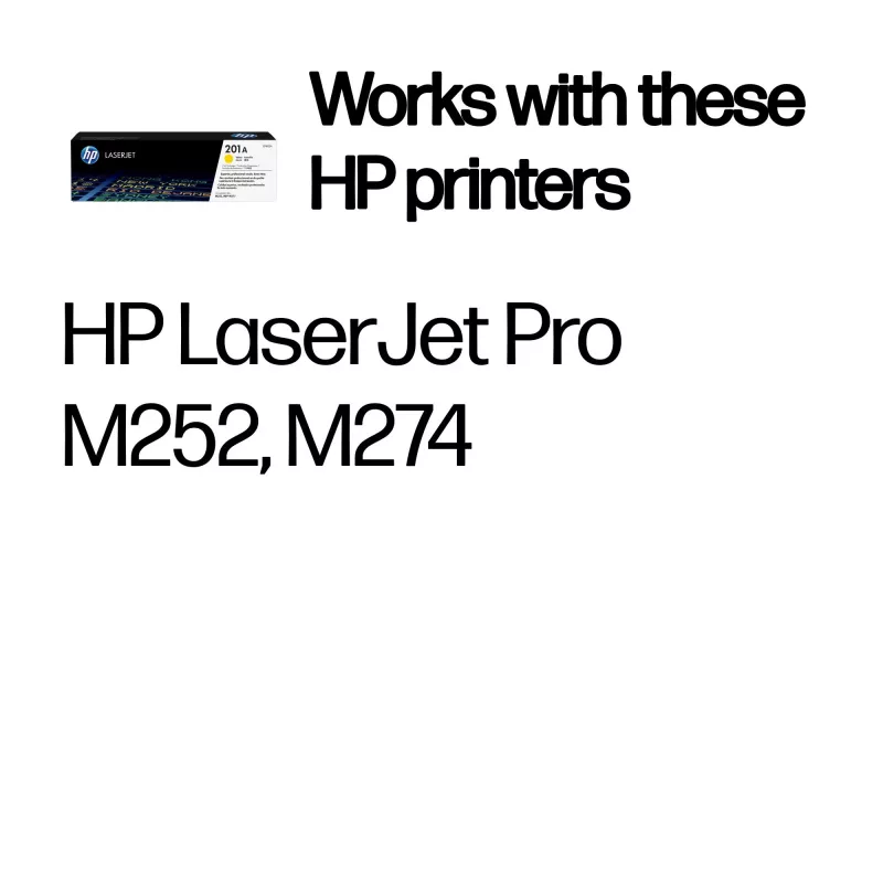 Toner Cartridge HP CF402A 201A 1400 Pages Yellow