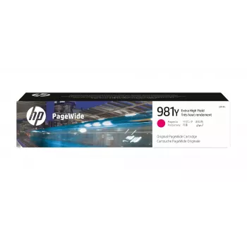 HP 981Y Extra High Yield Magenta Original PageWide Cartridge
