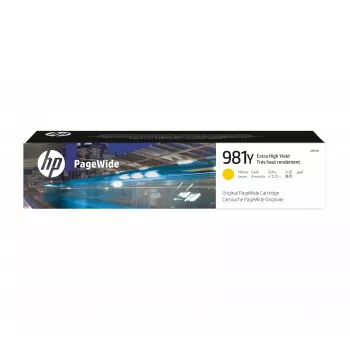 HP 981Y Extra High Yield Yellow Original PageWide Cartridge