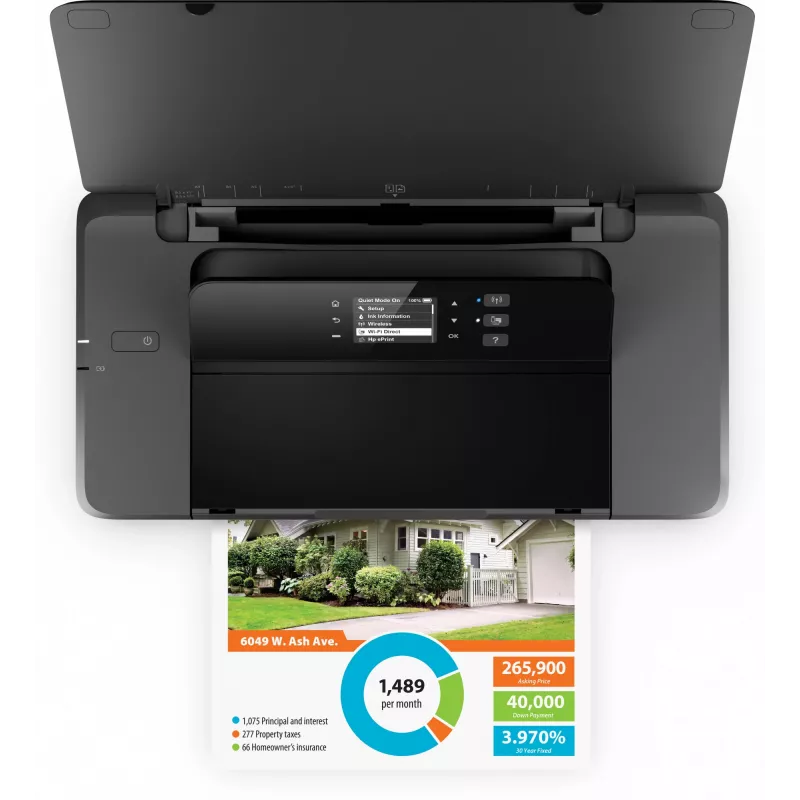 HP Officejet 200 Mobile Wireless Color Printer (CZ993A)