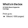 HP 304XL Black Original Ink Cartridge, Black, 1 pc(s), 300 pages
