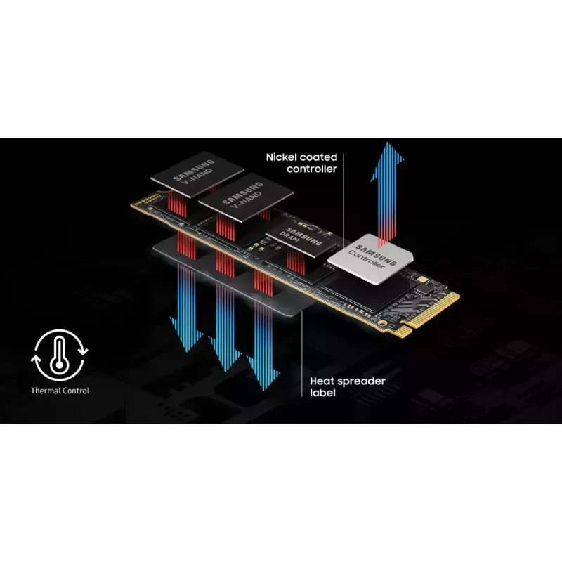 SSD disk Samsung 8 TB M.2 PCI Express 5.0 NVMe V-NAND TLC MZ-VAP8T0