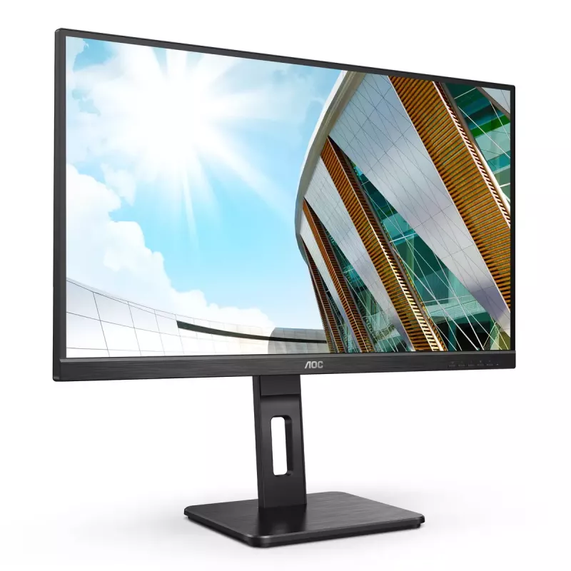 AOC U27P2CA computer monitor 68.6 cm (27 inch) 3840 x 2160 pixels 4K Ultra HD LED Black